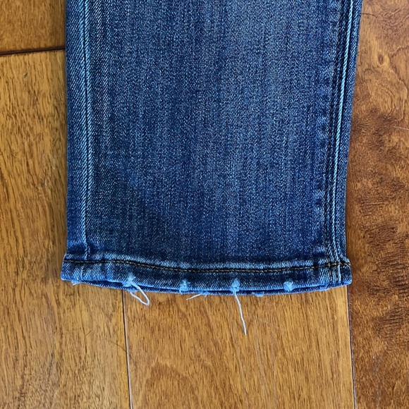 Express Y2K Super Skinny Mid Rise Jeans Size 6R Classic Distressed Casual - Picture 5 of 16